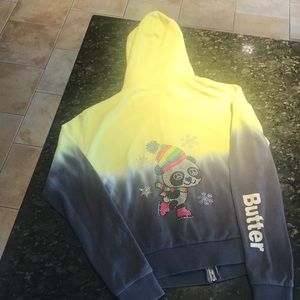 Butter front zip hoodie